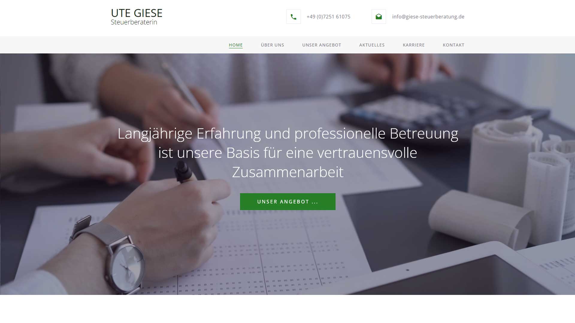 ERV | WebConcept. Ihre Online-Visitenkarte – eine moderne Homepage